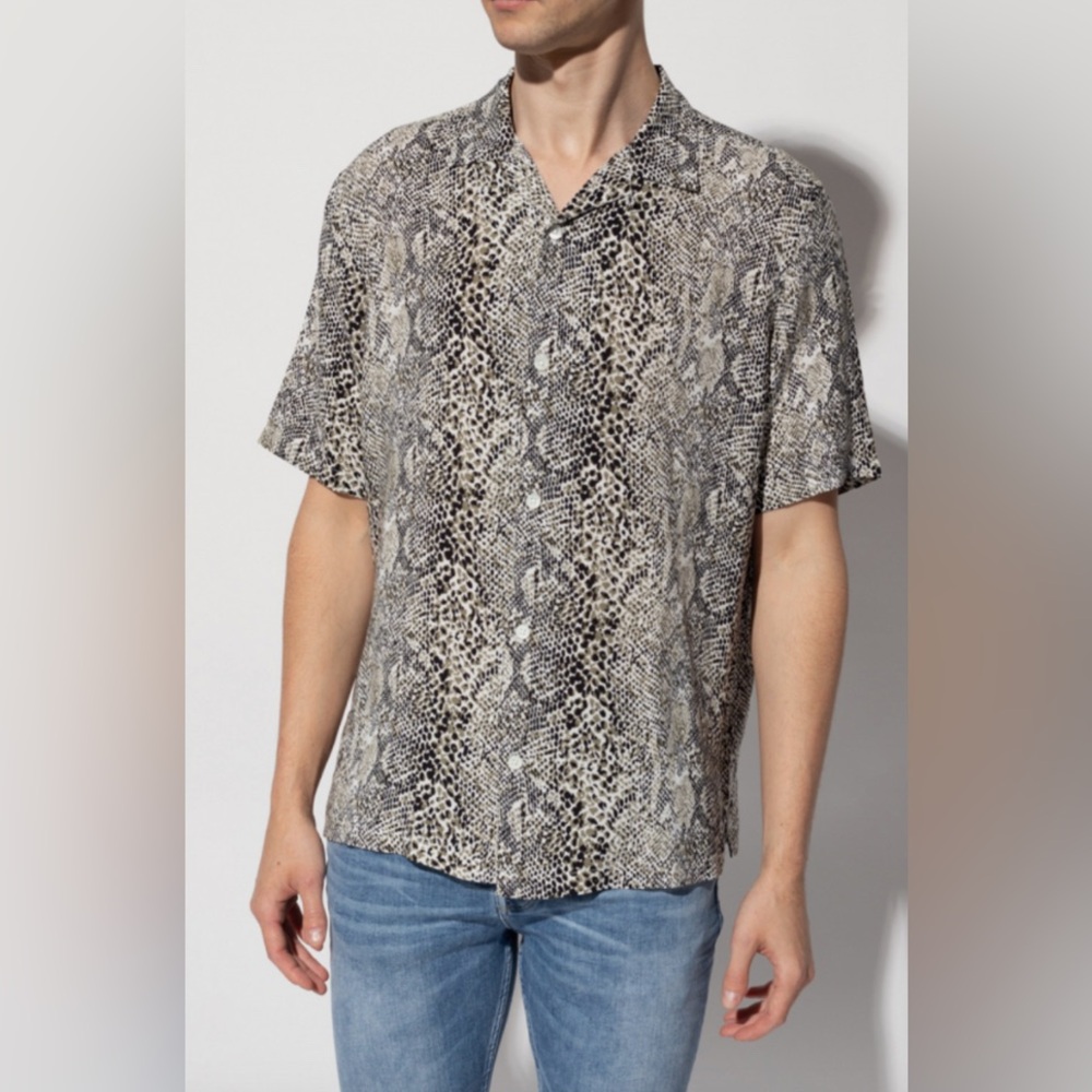 ALLSAINTS Snakeskin Men’s Button Down